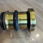     Unmarked Antique Brass Lens F 8    210mm    4x5    Lf Camera W  Aperture