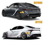 For Lexus Is300 Is350 F-sport 2021-26 Gloss Black Rear Spoiler Canards Splitters