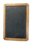 Antique Style School Slate Chalkboard 8 5x12 5 Double Sided Wood Frame Vintage