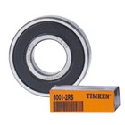2pack Usa Brand Timken 6001-2rs 12x28x8mm Double Rubber Seal Ball Bearings 6001