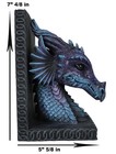 Gothic Purple Dragon Bookends Mystic Book Ends Set Evil 7 75  Height Each