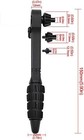 2-in-1 Ratchet Drill Chuck Key Wrench     Universal Chuck Key Replacement Tool For