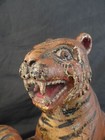Antique Hand-carved Wooden Asian Tiger 29cm