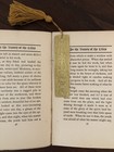 Metal Bookmark With Handmade Tassel Book Mark Books Brass Embossed Bookmark Read