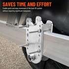 2x Heavy Duty Boat Lift Wheel Kit  Adjustable Boat Lift Wheel Bracket Universal
