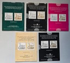 Set Of 5 Coca Cola Diet Coke 1999 Best Selling Novel Exerpt Promo Booklets Nos