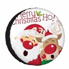 Spare Tire Cover Christmas Reindeer Mistletoe Tree Leaf 15 Inch Santa Claus