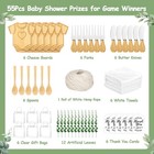 Kbdhyy 55pcs Baby Shower Prizes For Game Winners Adults 6 Sets Wedding Bridal