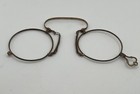 Antique Wire Rim Spectacles   Pince-nez Eyeglasses W Original Case