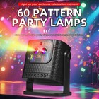 60 Pattern Led Laser Projector Stage Light Rgb Disco Dj Ktv Show Party Lighting