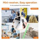 Wireless Presentation Clicker Rechargeable Green Laser Pointer Ppt Remote