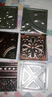 Lot 9 American Tin Ceiling Tiles Assorted Colors Patterns Decor Crafts 6  New Ot