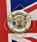 Royal Navy Battleship Hms Dreadnought 11    Souvenir Life Ring   Photo C 1906