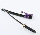 Samurai Sword Letter Opener Gift Stainless Steel With Stand