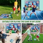 Soccer Ball Game Set For Kids  Indoor Outdoor Backyard Toss Soccer Goal Game    