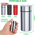 Portable Aluminum Storage Jar 3-pack airtight Smell Proof Container  Metal Water