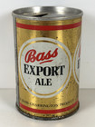 Bass Export Ale Vintage Steel Beer Can 9 2 3 Fl Oz Gold Red