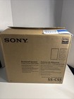 New Sony Sscs5 Bookshelf Speaker System  pair  Black - 3-way 3-driver   Ss-cs5