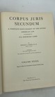 Corpus Juris Secundum  Volume Xxxix Donald J  Kiser  Ll d  Hardcover 1944