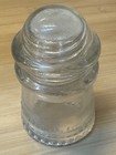 Hemingray No  9 Clear Glass Electrical Insulator - Made In Usa
