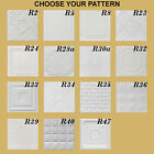 Antique Painted Styrofoam Tin Look Ceiling Tiles 20x20 Different Colors