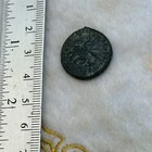 Ancient Central Asian Kushan Empire Buddha Bronze Coin
