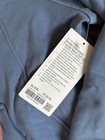 New Lululemon Scuba Oversized Half Zip Hoodie Size Xl xxl Blue With Gold Zipper