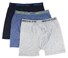 Lot 3 Mens Flyless Boxer Briefs Trunks Shorts Underwear 100  Cotton Pack Classic