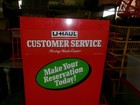 Super Rare U-haul Display Rack 24 X 18 X 9 5 Bright Orange Enamel