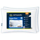 Serta Super Firm Pillow Standard queen White 1644113  2 Pack 