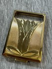 Vintage Richard Hudnut Compact Tulip Art Deco With Mirror Gold Tone Usa Mcm