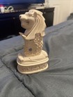 New Vintage Singapore Mascot  merlion  Resin Statue Paperweight W cork Bottom