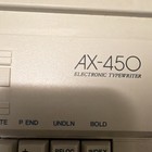 Brother Ax-450 Electronic Typewriter  110-120v Ac  Made In Usa  Model Ax-450