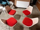Vintage Mid-century Modern Burke Chairs Set Of Four