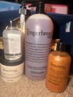 Philosophy The Gingerbread Man 4 Piece Gift Set Shower Gel Body Cream   Spritz