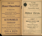 1907 Bristol County Fair  Taunton Ma Program And Scorecard