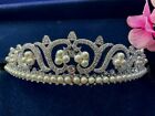 Authentic Swan Signed Swarovski Princess Pearls Tiara 1503308  wedding bridal 