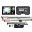 2 Axis Lcd Dro W  2pc Linear Scale 250mm 550mm Digital Readout For Lathe Mill