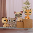 Little Pet Shop Playset Lps Shorthair Cat Toy For Kid Figure Birthday Gift Toy