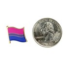 Bisexual Pride Flag Lapel Pin 0 5  Bi Gay Lesbian Lgbtq Hat Tie Tack Badge