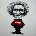 Rare Vintage 90   s Albert Einstein Caricature Club Biz Single Stitch Shirt Xl