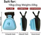 Dog Pet Travel Large Foldable Pooper Scooper W  1 Roll Bags Poop Scoop Blue