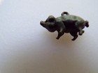 Vintage Cracker Jack Vending Gumball Charm Toy Prize Pig Hog