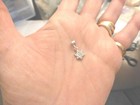 Teeny- Tiny Silver Star Of David Jewish Star Pendant Charm