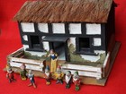 Britains 1938 Lead Disney Snow White   7 Dwarfs Set   1930s Hugar Style Cottage