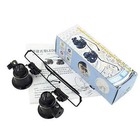 20x Magnifying Magnifier Glasses Magnifaction Jeweler Loupe Repair Led Light New