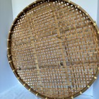 Woven Winnowing Basket Tray Rustic Wall Decor Boho Farmhouse