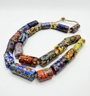 Antique Venetian Millefiori African Trade Bead Large 22 Old Beads