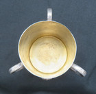 Vintage Cunard Rms Carinthia Souvenir Loving Cup 3 Handled Tyg Silver Plate