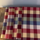 Longaberger Woven Traditions Everyday Plaid Placemats Set Of 6 Nice   